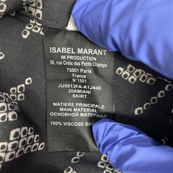 Isabel Marant Etoile DAMIANI FLORAL PATTERN MIDI SKIRT - Picture 13 of 13